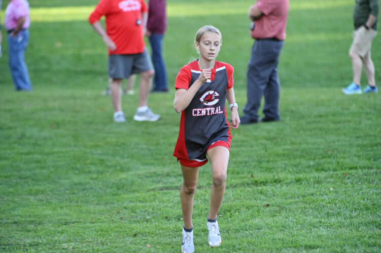 Central Cambria Lady Red Devils cross country team thinking about No. 23